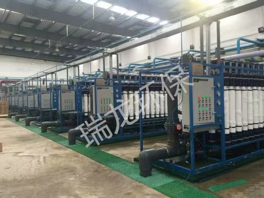 瑞龙环保水处理案例—大型反渗透前处理，超滤系统